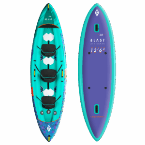 Trivietė pripučiama baidarė Aztron BLAST 13'6"